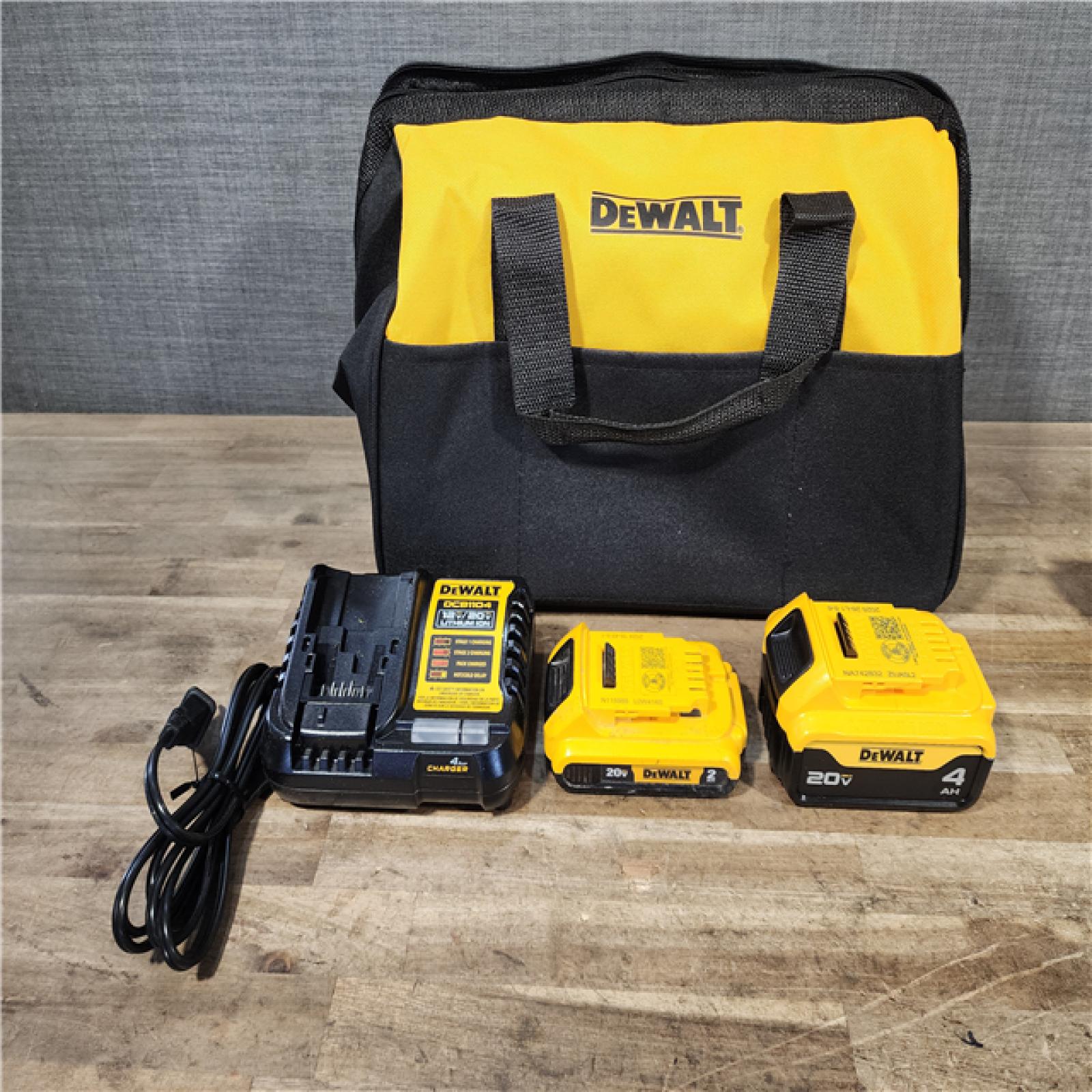 HOUSTON LOCATION - AS-IS DEWALT 2 TOOL COMBO KIT W/ (2) BATTERY & CHARGER