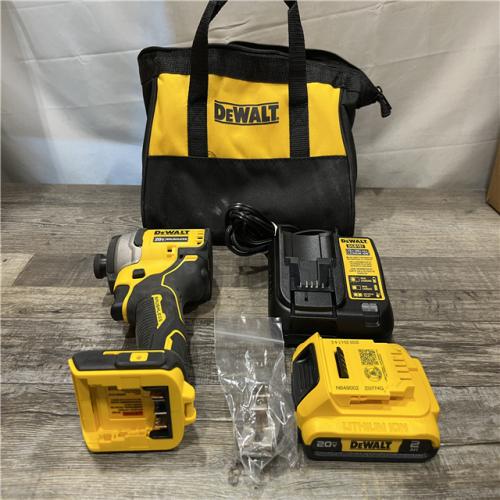 AS-IS DEWALT Atomic 20V Max Lithium-Ion Brushless Cordless Compact 1/4 in. Impact Driver Kit