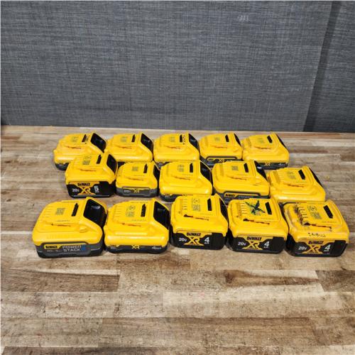 Houston Location AS-IS DeWalt Batteries QTY/15