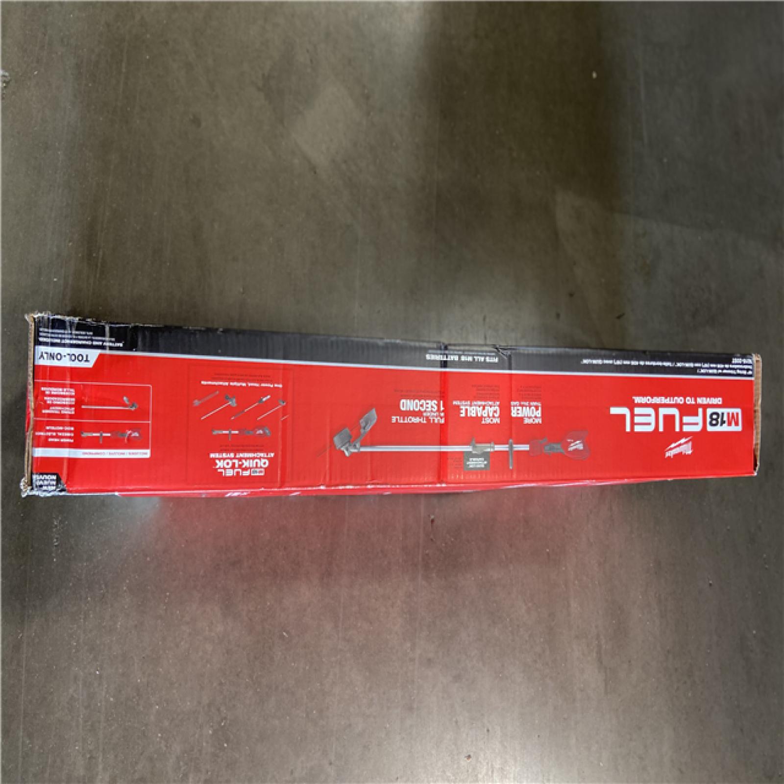 AS-IS - Milwaukee M18 FUEL 18V 16 in. Brushless Cordless Battery Powered String Trimmer with QUIK-LOK Attachment Capability (Tool-Only)
