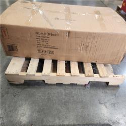 Phoenix NEW Yingze 48 in. Freestanding Single Sink Natural Bath Vanity with White Sintered Stone Top and Marble Pattern Vessel Basin