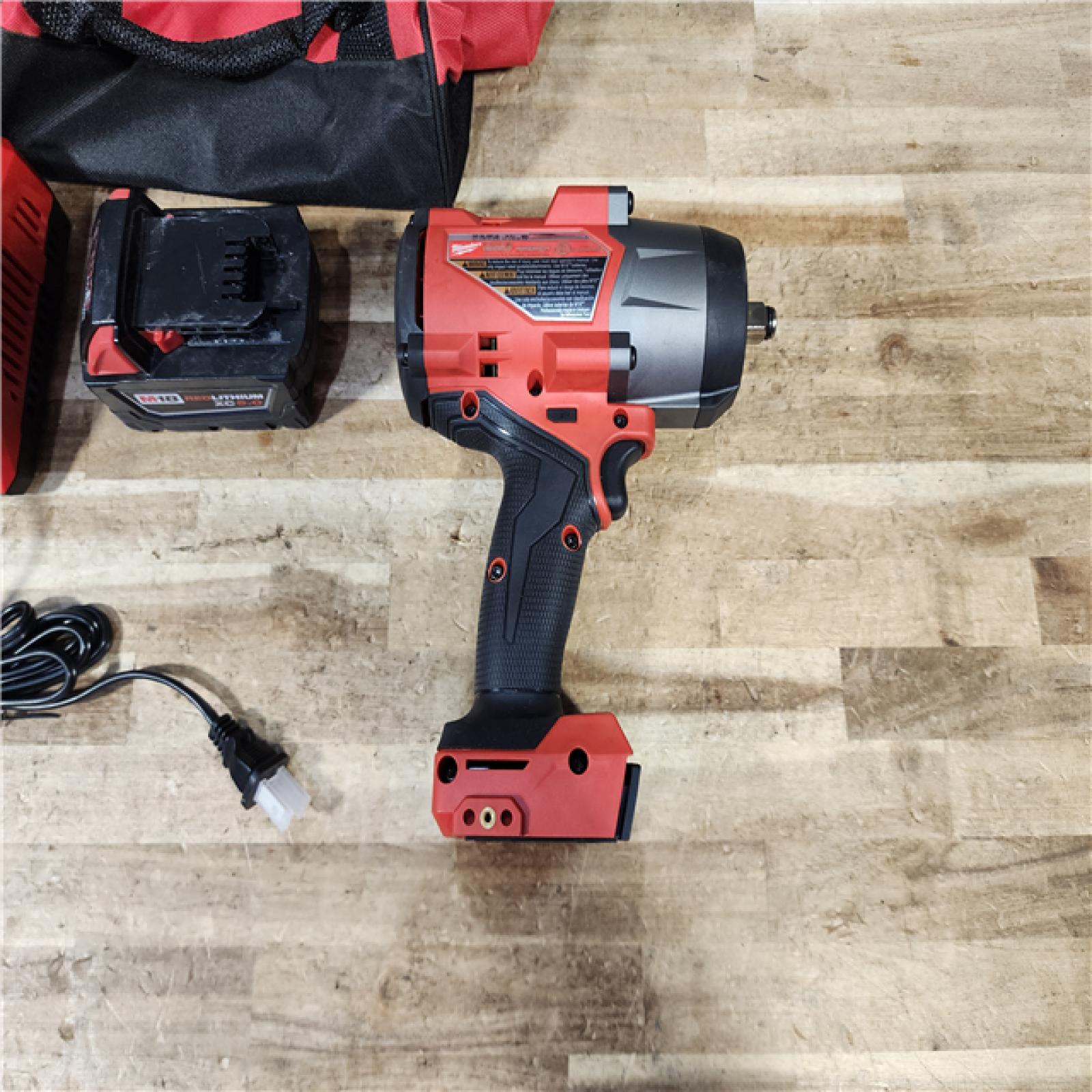 HOUSTON LOCATION - AS - IS Milwaukee FUEL 18V Lithium-Ion Brushless Cordless 1/2 in. Impact Wrench w/Friction Ring Kit