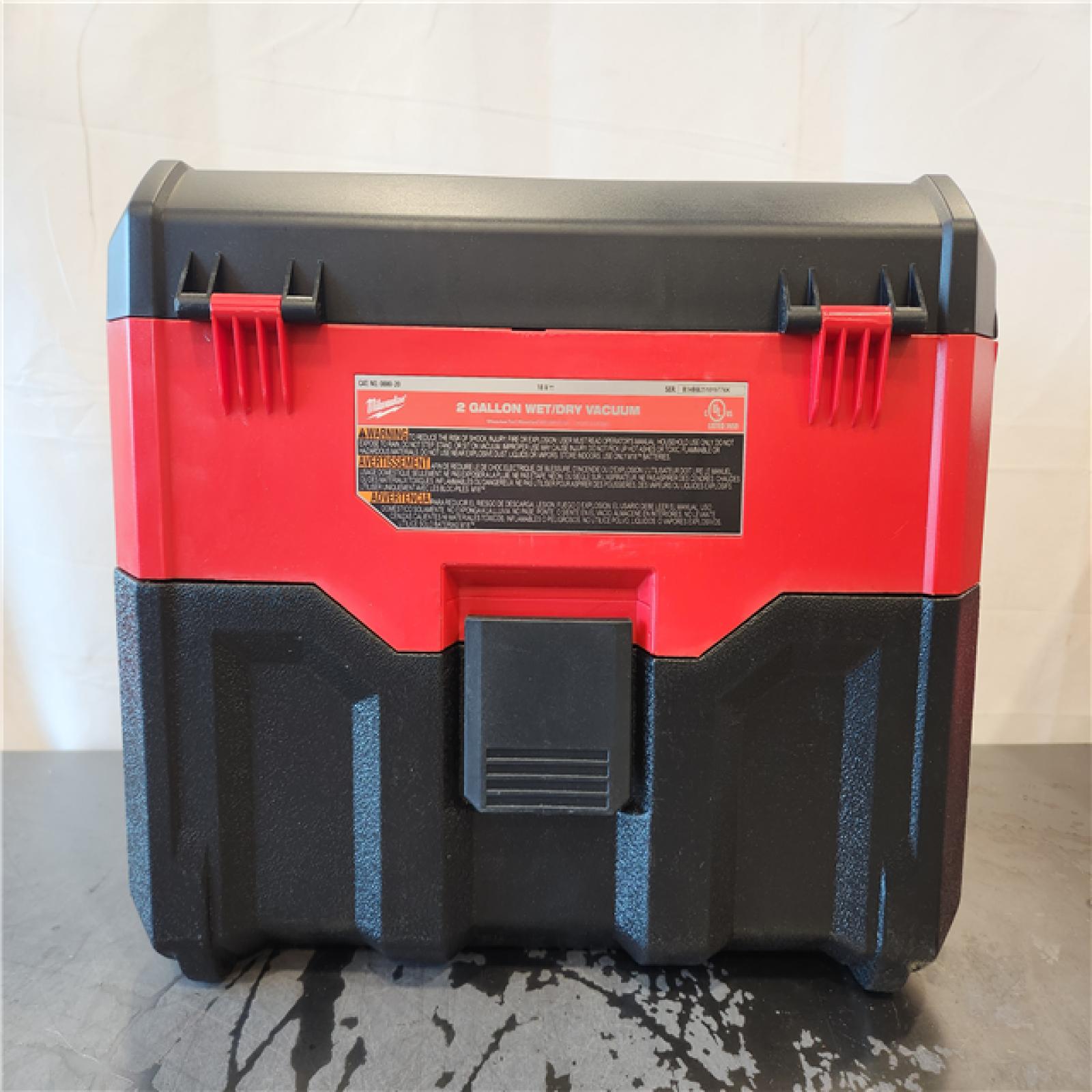 AS-IS- Milwaukee M18 18-Volt 2 Gal. Lithium-Ion Cordless Wet/Dry Vacuum (Vacuum-Only)