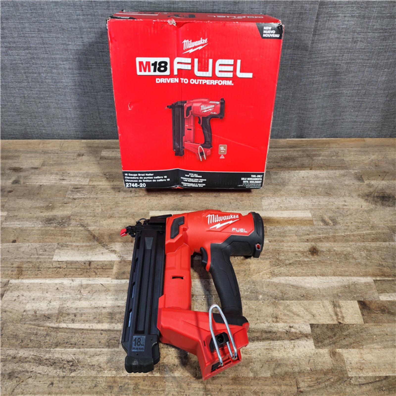 HOUSTON LOCATION - AS-IS Milwaukee FUEL 18-Volt Lithium-Ion Brushless Cordless Gen II 18-Gauge Brad Nailer (Tool-Only)