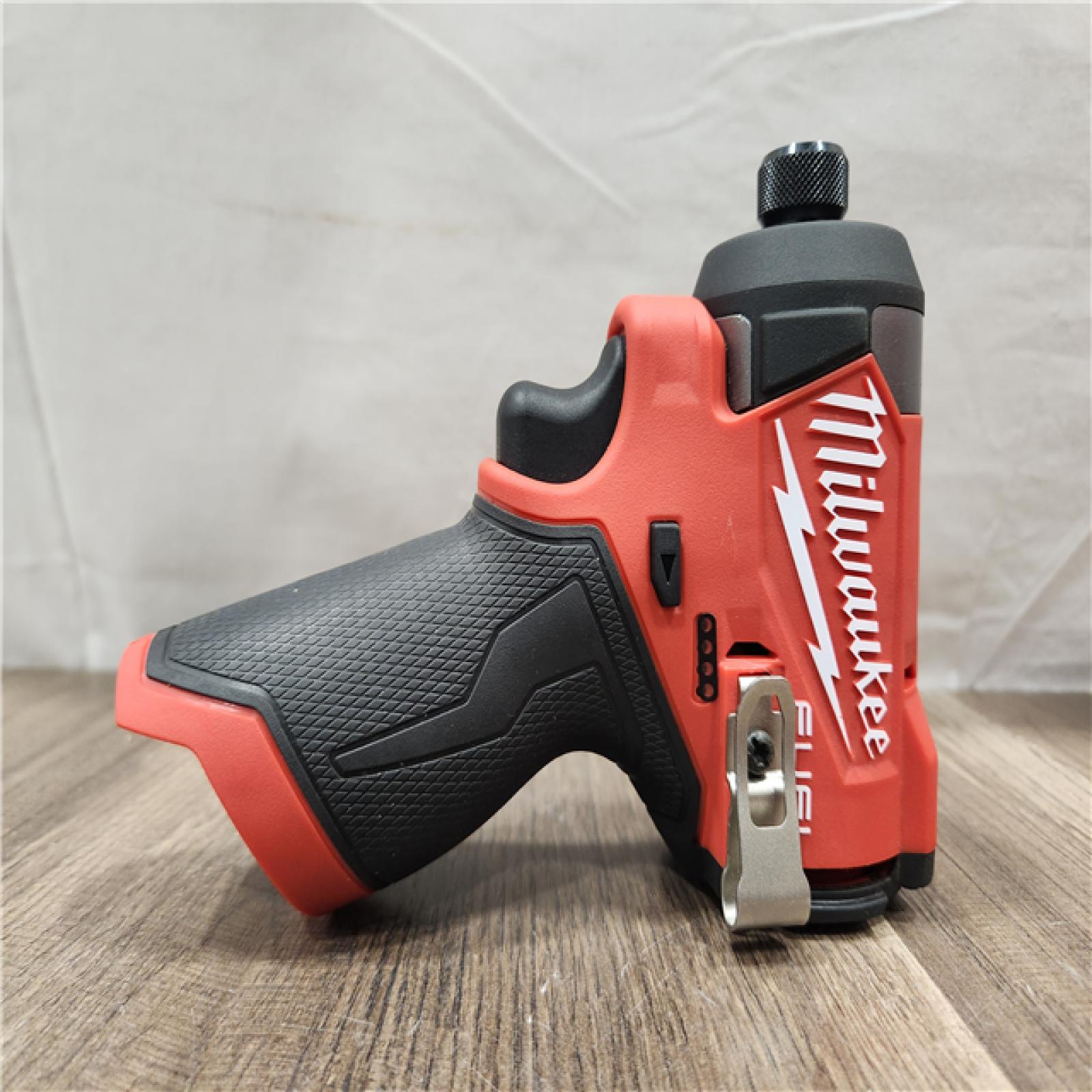 AS-IS- Milwaukee M12 FUEL 12 V 1/4 in. Cordless Brushless Impact Driver (TOOL ONLY)