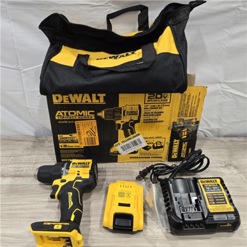 LIKE NEW! - DEWALT ATOMIC COMPACT SERIES 20V MAX* Brushless Cordless 1/2 Drill/Driver Kit