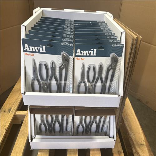 CALIFORNIA LIKE NEW ANVIL 4PC PLIER SET 36 UNITS