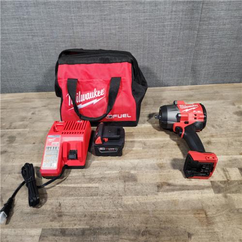 HOUSTON LOCATION - AS-IS Milwaukee M18 1/2 in. Cordless Brushless High Torque Impact Wrench Kit (Battery & Charger)