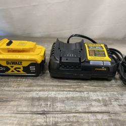 AS-IS DEWALT 20-Volt Maximum XR 5.0 Ah Battery Pack and Charger Kit