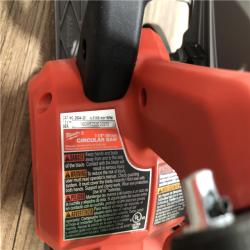 AS-IS Milwaukee FUEL 18V Lithium-Ion Brushless Cordless 7-1/4 in. Circular Saw (Tool-Only)