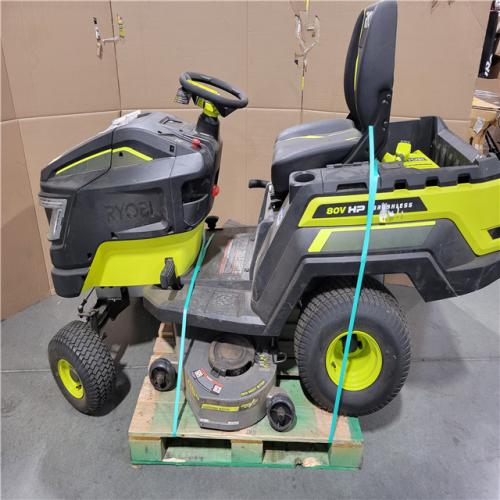 CALIFORNIA AS-IS RYOBI RIDING MOWER