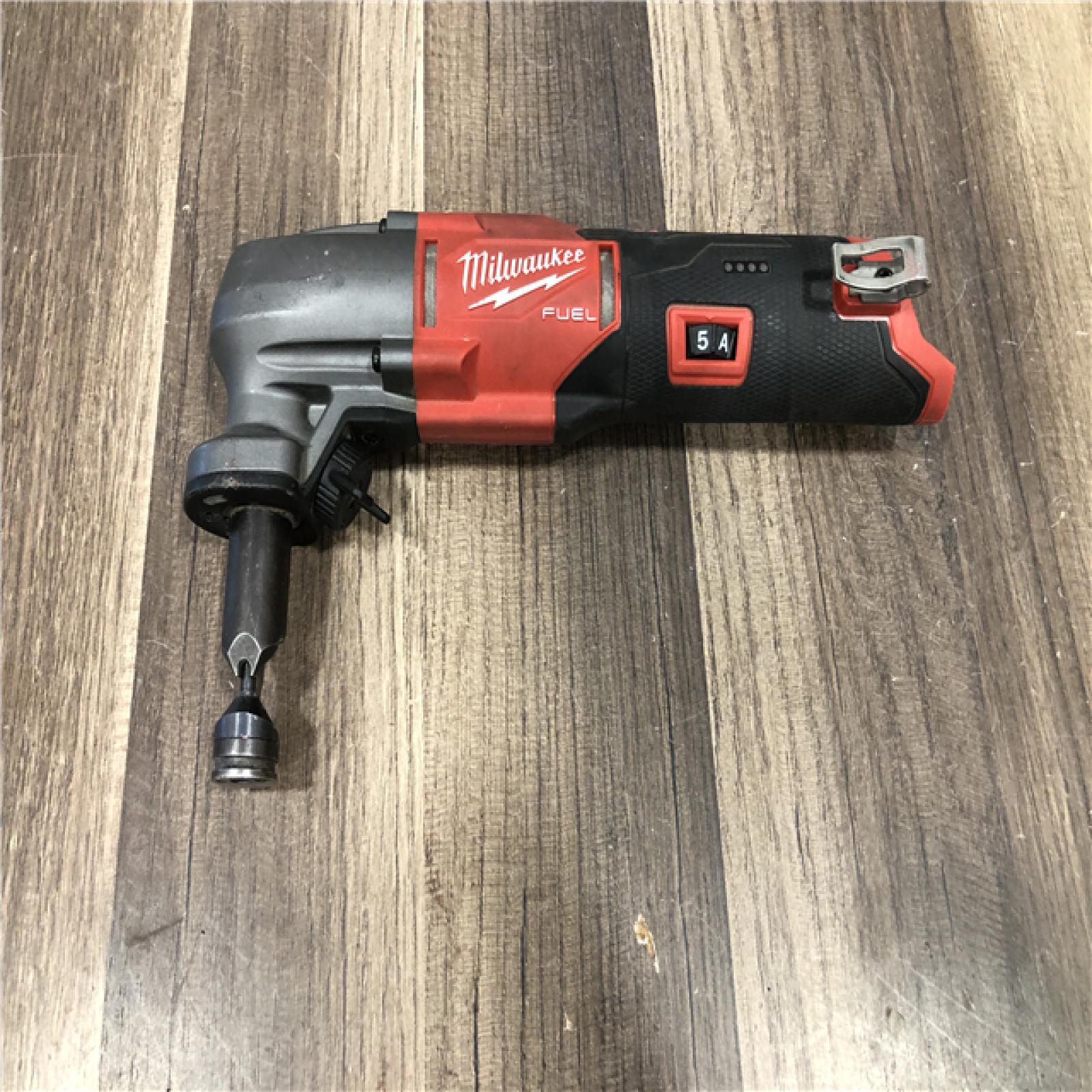 AS-IS Milwaukee FUEL 12-Volt Lithium-Ion Brushless Cordless 16-Gauge Variable Speed Nibbler (Tool-Only)