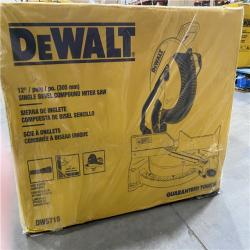 NEW- DeWalt 15 Amp Corded 12 in. Single Bevel Compound Miter Saw