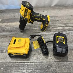 AS-IS DEWALT ATOMIC 20V Lithium-Ion Cordless 1/2 in. Hammer Drill Kit
