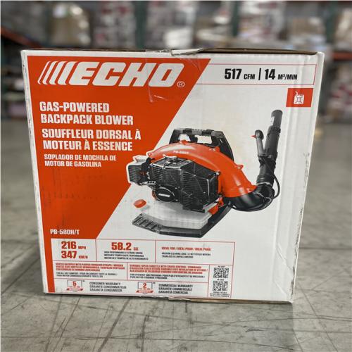 DALLAS LOCATION- NEW! ECHO 58.2CC 216 MPH 517 CFM  Gas 2-Stroke Backpack Leaf Blower
