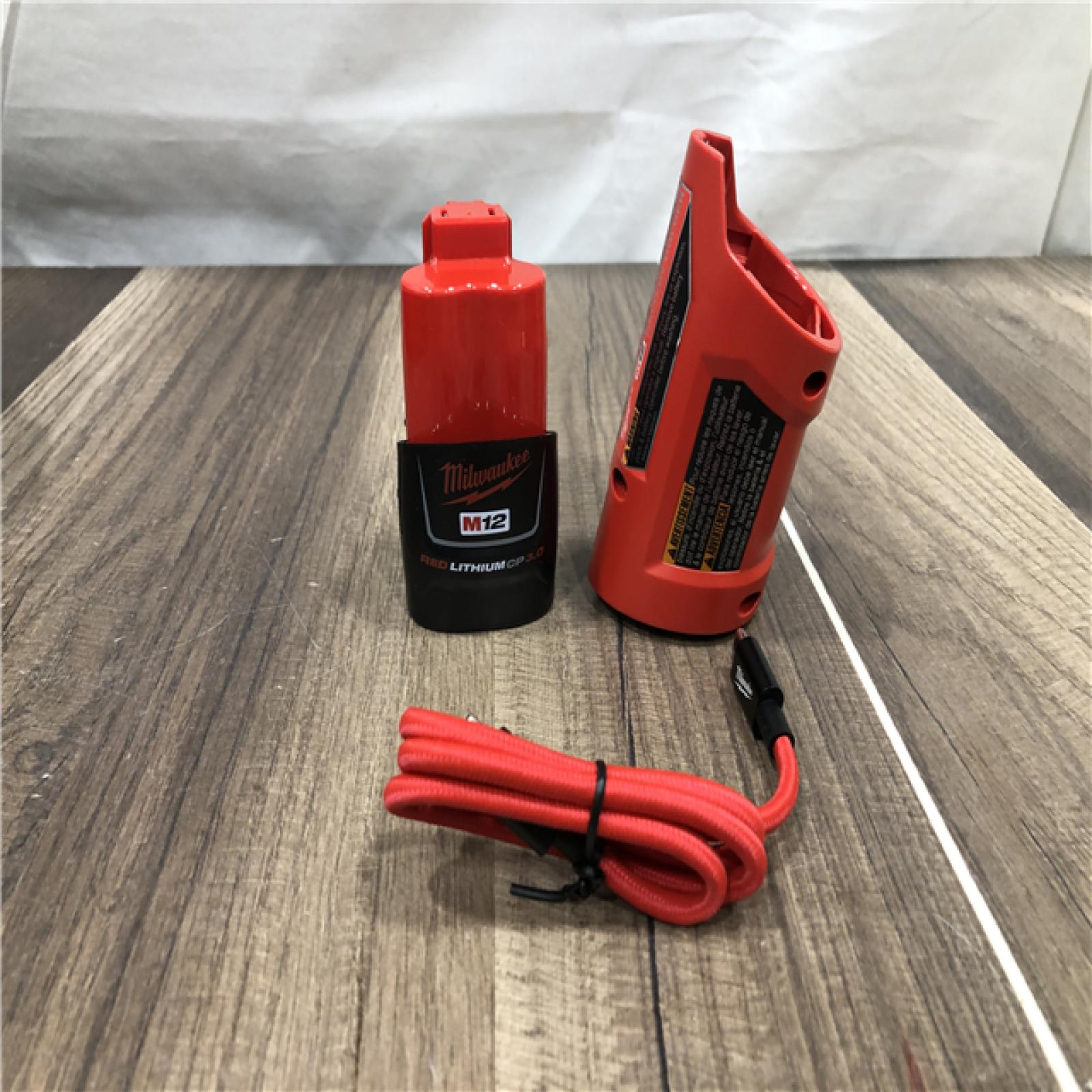 AS-IS Milwaukee Men's X-Large 12-Volt Lithium-Ion Cordless Tough Shell Black Heated Jacket Kit