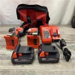 AS-IS Milwaukee 18V Lithium-Ion Brushless Cordless Compact Drill/Impact Combo Kit