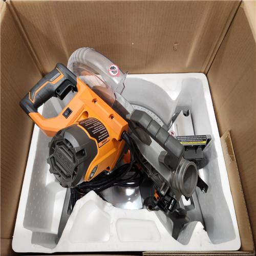 AS-IS RIDGID 15 Amp 10 in. Dual Miter Saw with LED Cut Line Indicator
