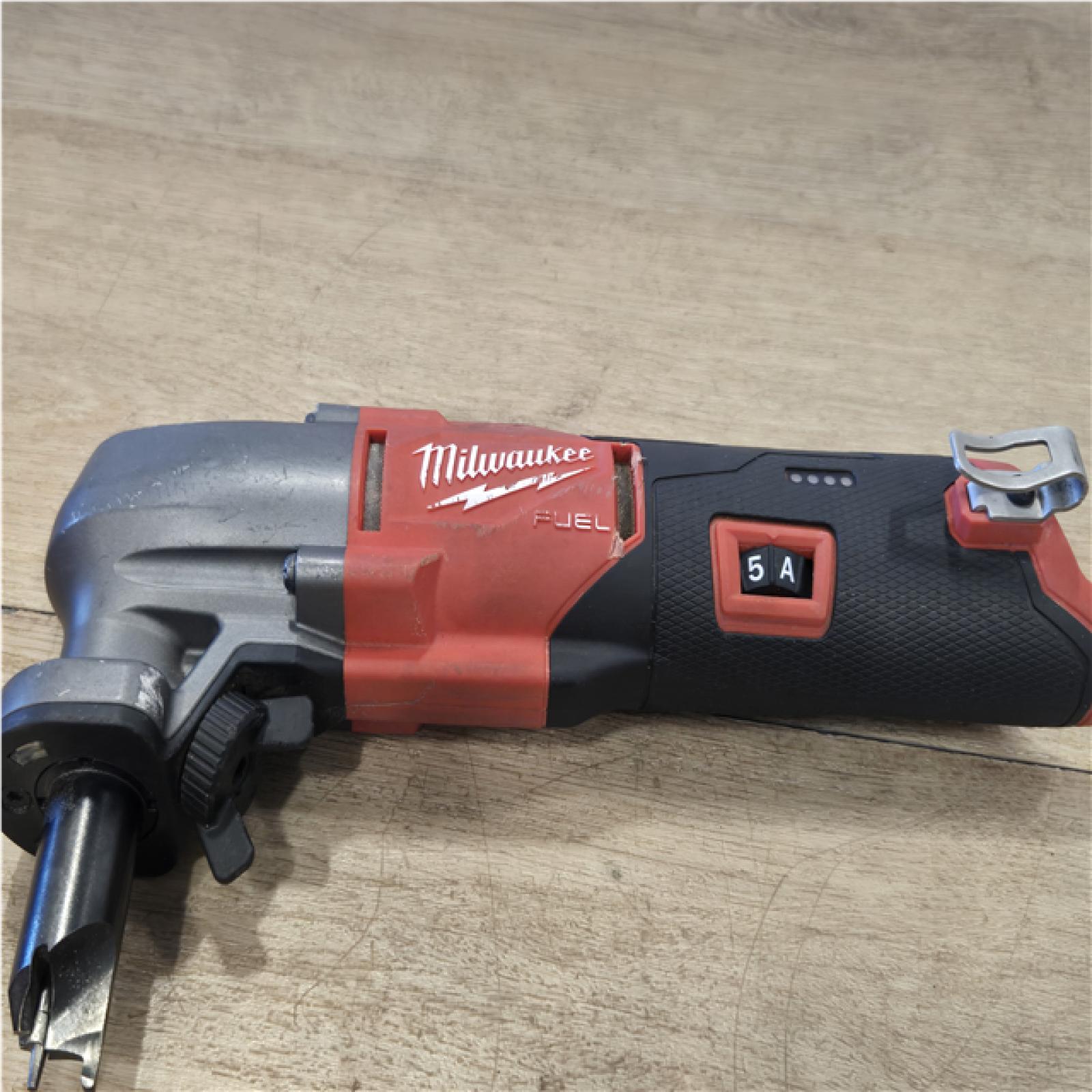AS-IS Milwaukee FUEL 12-Volt Lithium-Ion Brushless Cordless 16-Gauge Variable Speed Nibbler (Tool-Only)