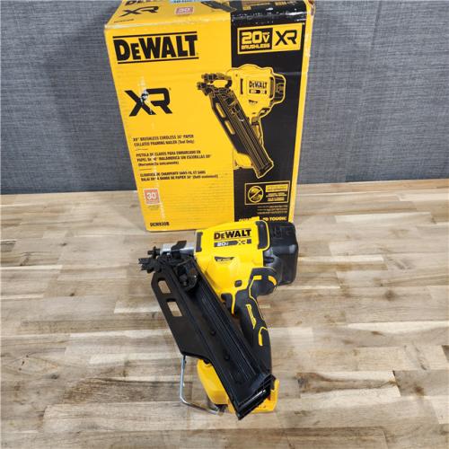 HOUSTON LOCATION - AS-IS DEWALT 20-Volt 30° Cordless Framing Nailer (Tool-Only)