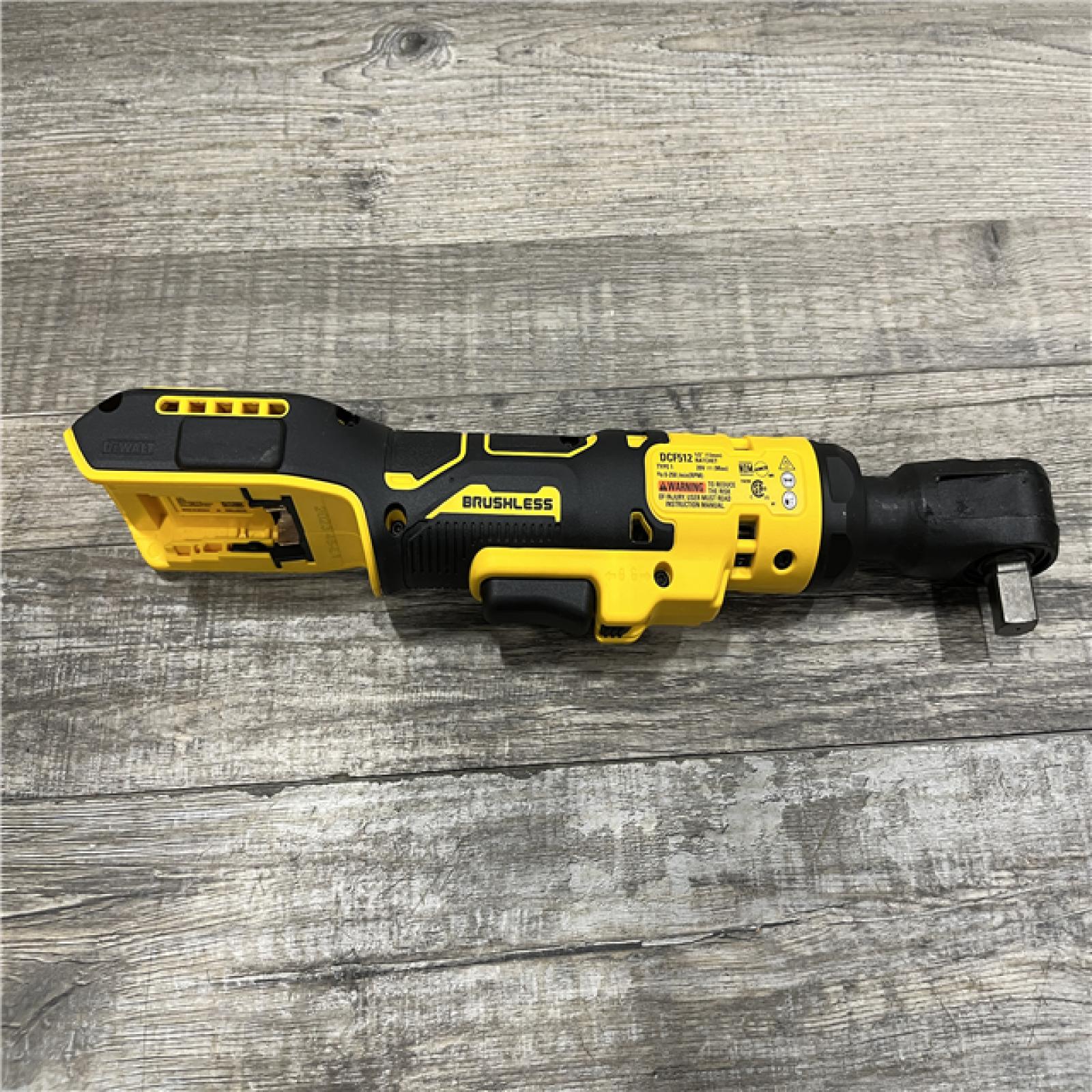 AS-IS DEWALT 20V Max Cordless Brushless 1/2 in Ratchet Kit