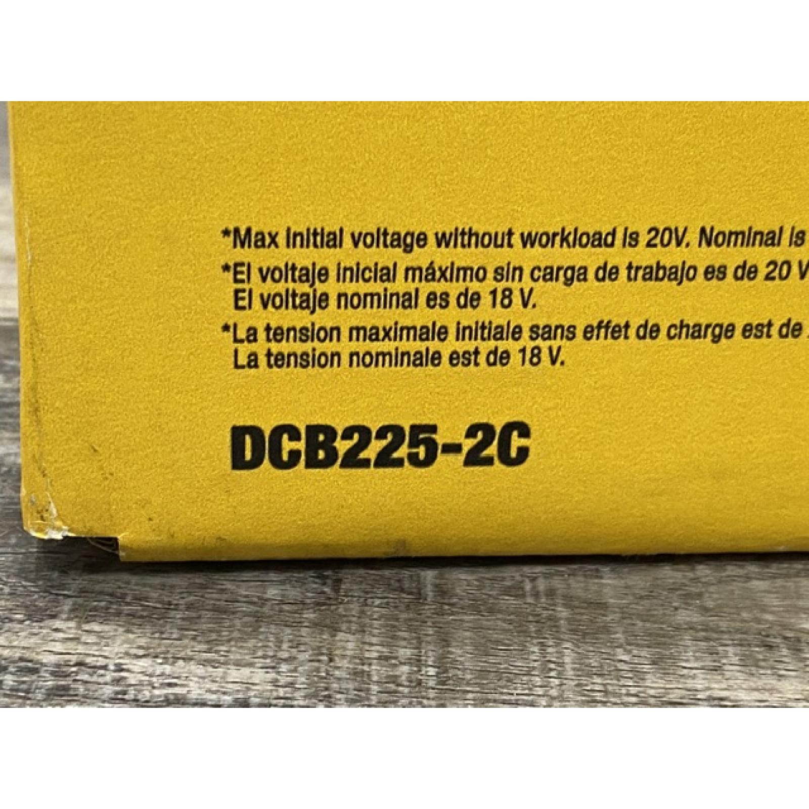 NEW - DEWALT 20V MAX Lithium-Ion Battery Kit with 5.0Ah and 2.0Ah Battery and Charger