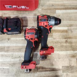 HOUSTON LOCATION - AS - IS Milwaukee FUEL 18V Lithium-Ion Brushless Cordless Hammer Drill and Impact Driver Combo Kit