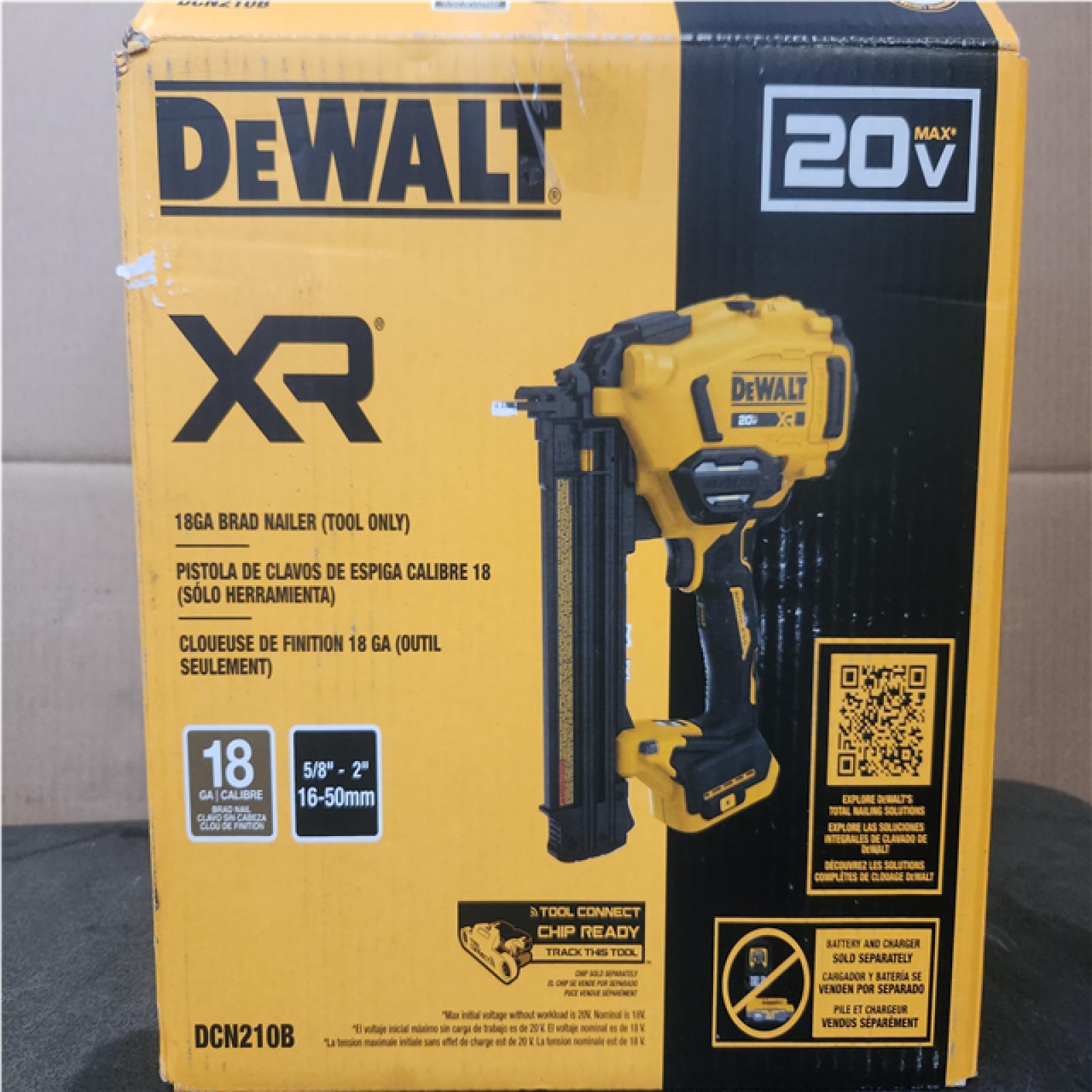 Phoenix NEW DEWALT 20V MAX XR 18 Gauge Cordless Brad Nailer (Tool Only)