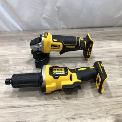 AS-IS DeWalt 20V MAX XR Cordless Grinder 2 Tool Combo Kit