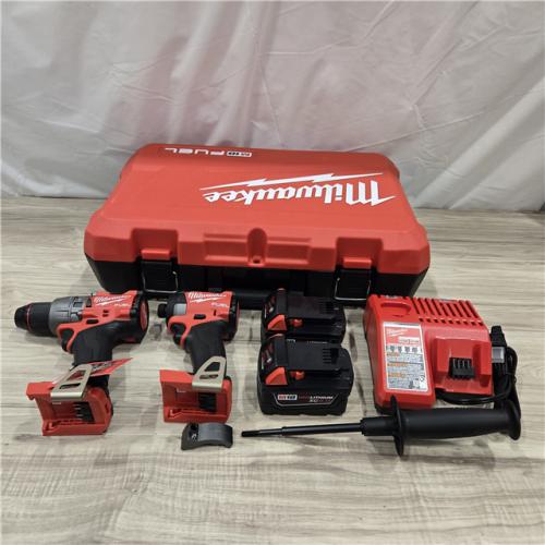 AS-IS MILWAUKEE FUEL 18V Cordless Hammer Drill and Impact Driver Combo Kit