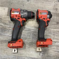 AS-IS Milwaukee FUEL 18V Lithium-Ion Brushless Cordless Hammer Drill and Impact Driver Combo Kit