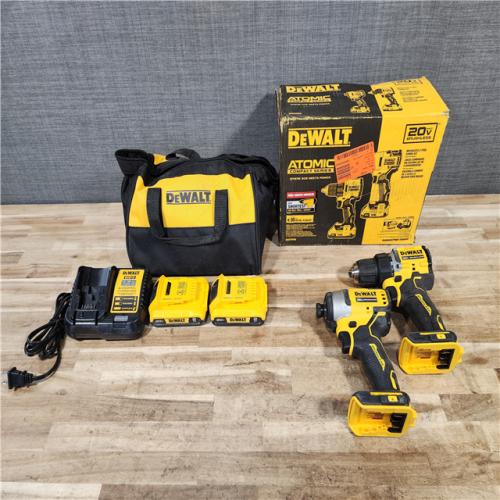 HOUSTON LOCATION - AS-IS DEWALT ATOMIC 20-Volt MAX Lithium-Ion Cordless Combo Kit