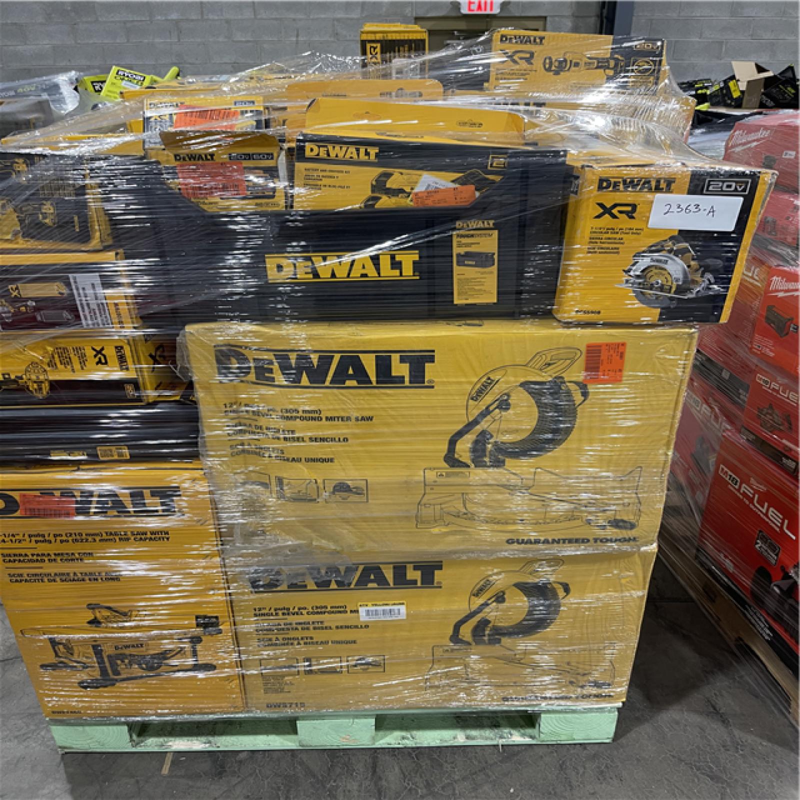 Pittston Location As-Is Power Tools Partial Truckload (14 pallets) 2363-A
