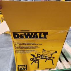 As-Is- DEWALT 10 in. 15 Amp 120V Site-Pro Compact Jobsite Table Saw