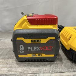 AS-IS DEWALT 20V/60V MAX FLEXVOLT Lithium-Ion 9.0Ah Battery and Charger Starter Kit