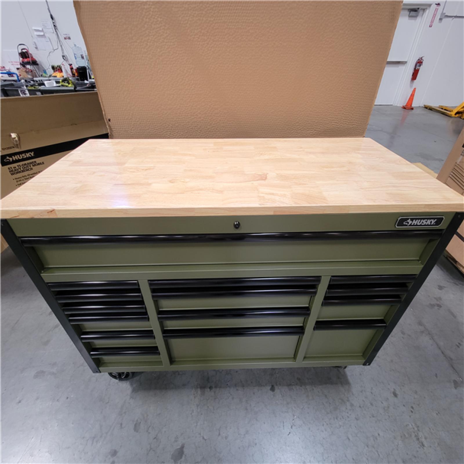 California AS-IS Husky 15-Drawer Mobile Workbench