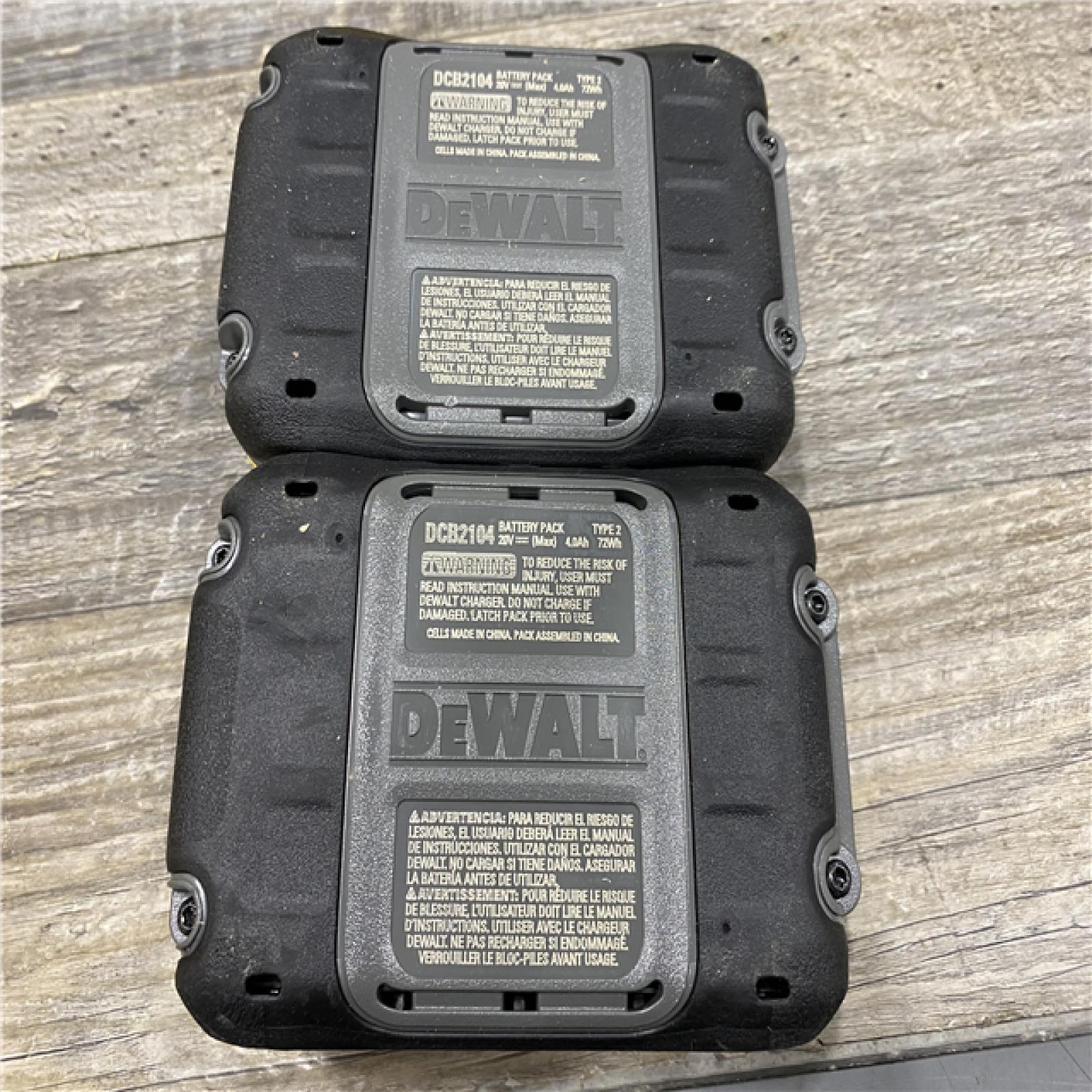 AS-IS DEWALT 20V MAX Lithium-Ion Cordless 2-Tool Combo Kit