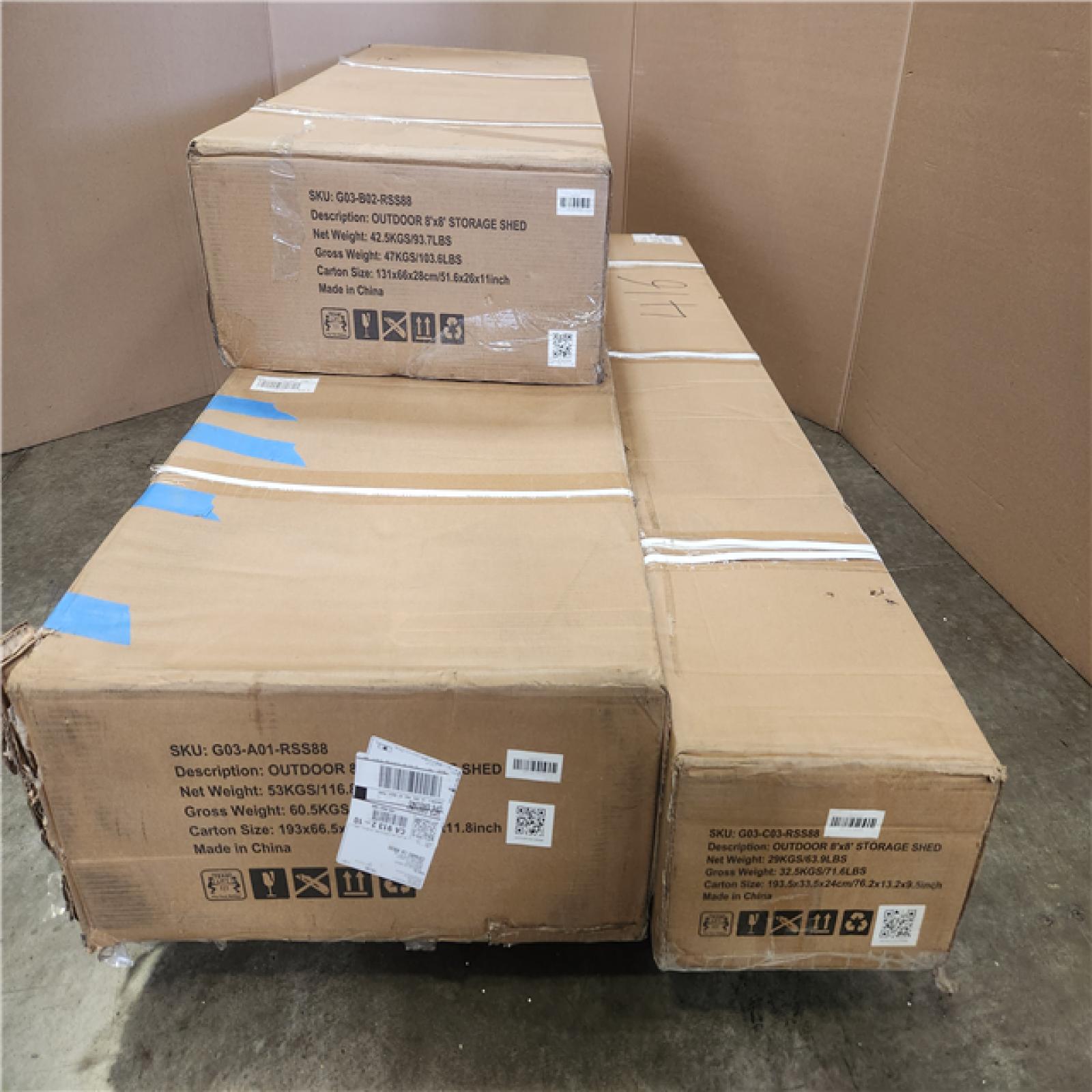 Phoenix NEW 8 ft. W x 8 ft. D Outdoor Storage Shed for Backyard Outdoor (48 sq. ft. )