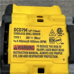 AS-IS DEWALT ATOMIC 20-Volt MAX Lithium-Ion Cordless Combo Kit