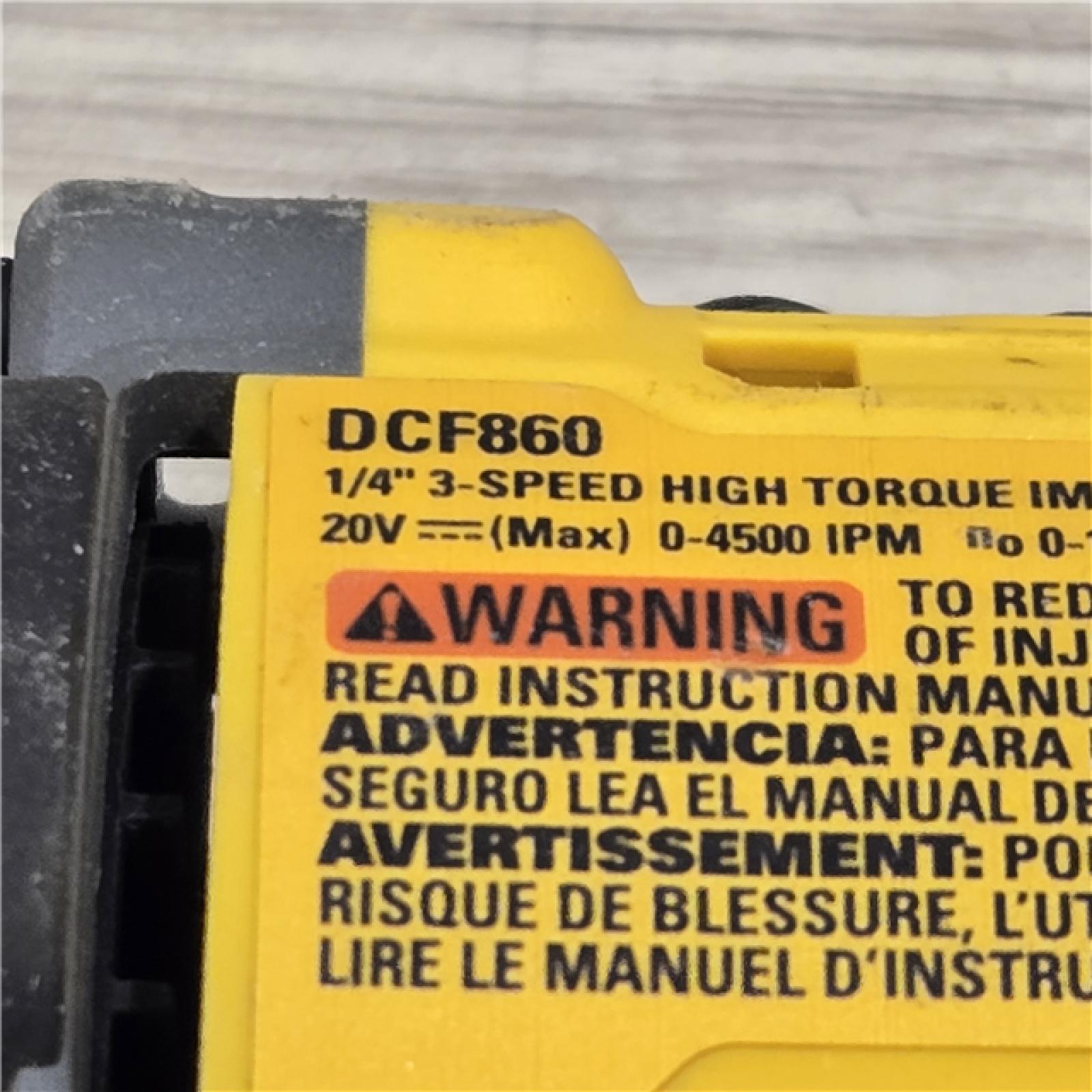AS-IS DEWALT Shell 20v Max XR Impact Driver (Tool-Only)