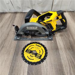AS IS DEWALT FLEXVOLT 60V MAX Cordless Brushless 7-1/4 in. Wormdrive Style Circular Saw (Tool Only)