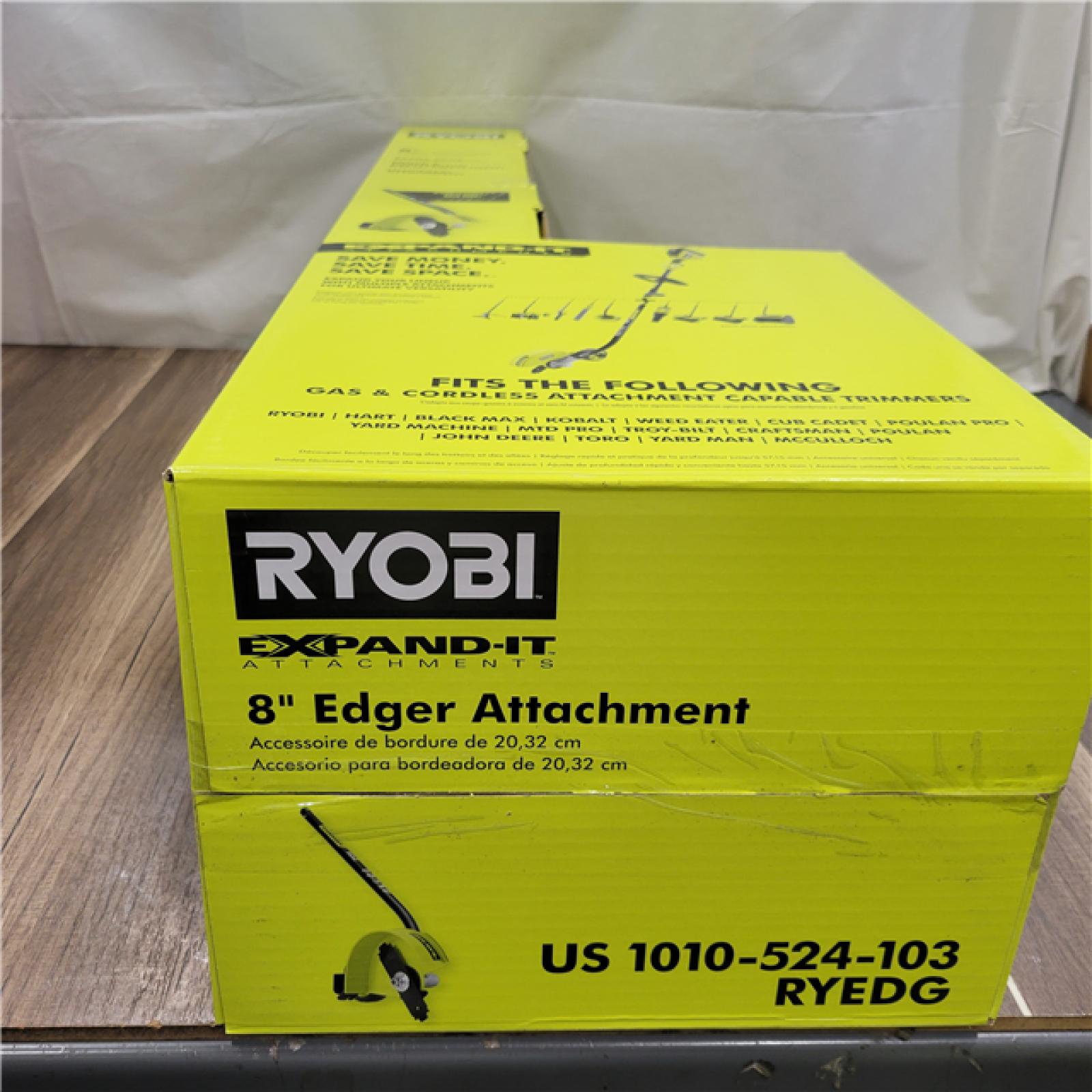 NEW! RYOBI Expand-It Universal Straight Shaft Edger Attachment