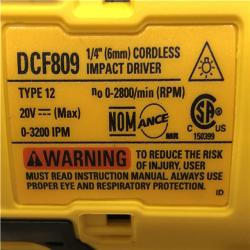 AS-IS Dewalt DCF809 20V MAX Brushless Impact Driver – Tool Only