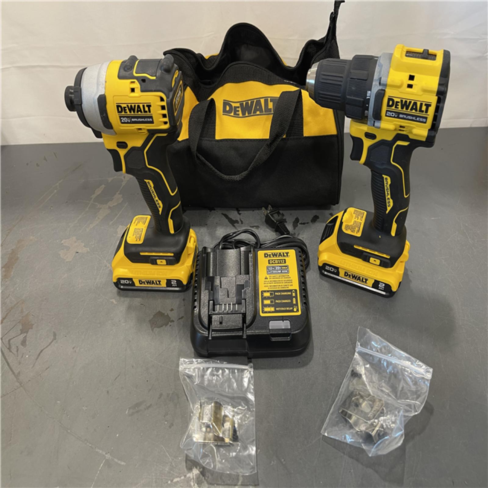 AS-IS - Dewalt ATOMIC 20-Volt MAX Lithium-Ion Cordless Combo Kit