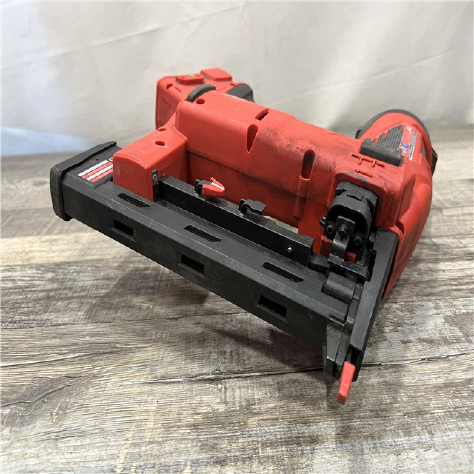 AS-IS Milwaukee FUEL 18-Volt Lithium-Ion Brushless Cordless 18-Gauge 1/4 in. Narrow Crown Stapler (Tool-Only)