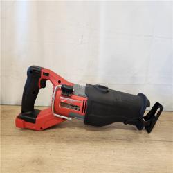 AS-IS- Milwaukee FUEL 18V Lithium-Ion Brushless Cordless Super SAWZALL Orbital Reciprocating Saw (Tool-Only)
