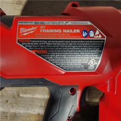 HOUSTON LOCATION - AS-IS Milwaukee 2744-20 M18 FUEL 3-1/2 in. 18-Volt 21-Degree Lithium-Ion Brushless Cordless Framing Nailer (Tool-Only)