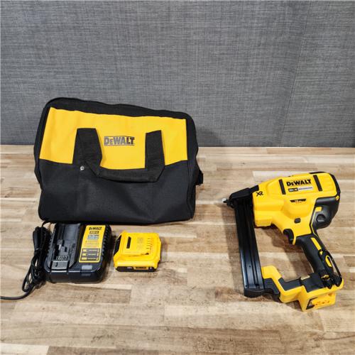 HOUSTON LOCATION - AS-IS DEWALT 20V MAX XR Lithium-Ion Cordless 18-Gauge Narrow Crown Stapler Kit