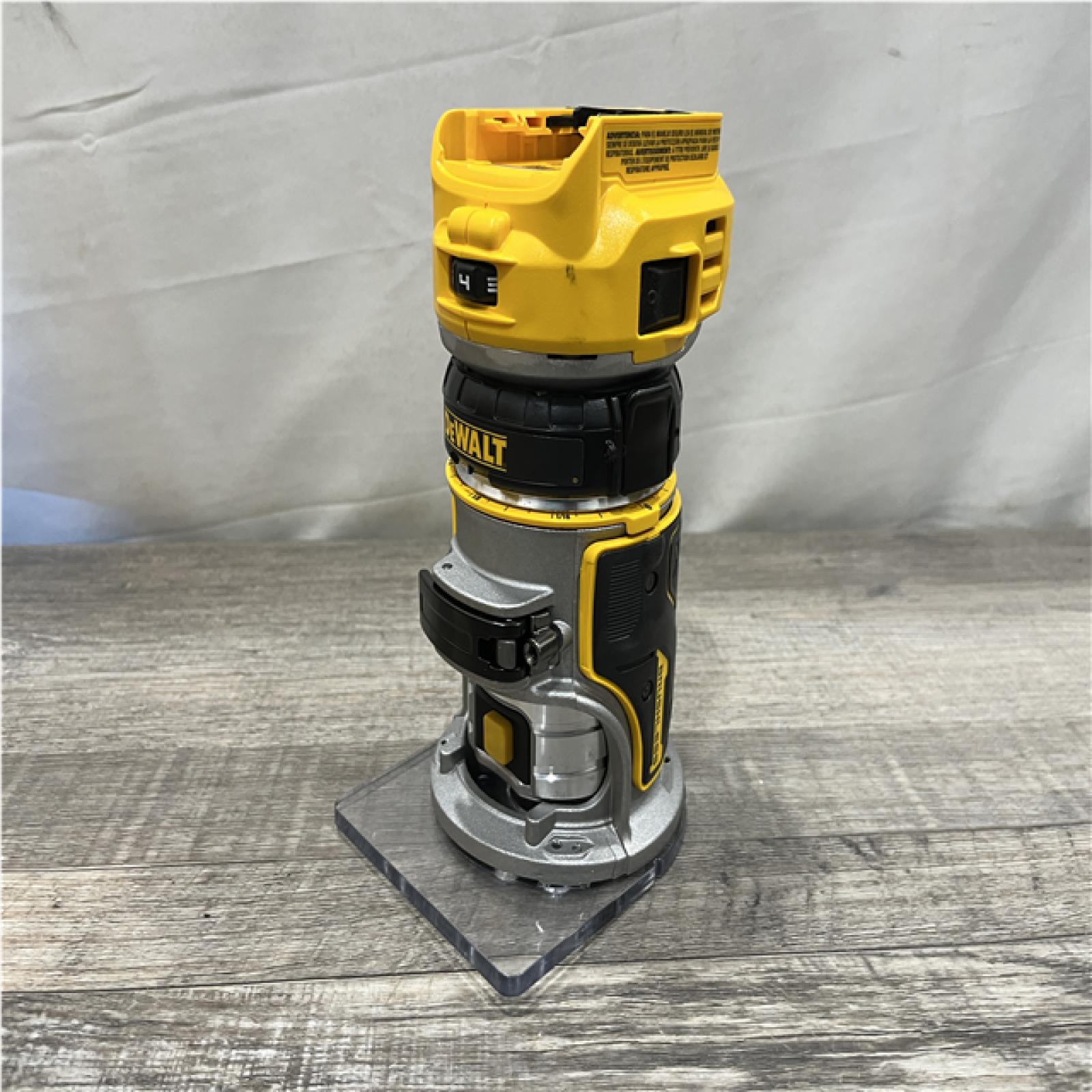 AS-IS DEWALT 20V MAX XR Cordless Brushless Fixed Base Compact Router (Tool Only)