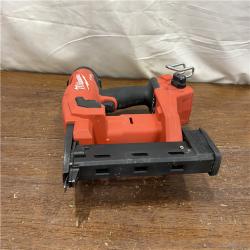 AS-IS MILWAUKEE M18 FUEL 18-Volt Lithium-Ion Brushless Cordless 18-Gauge 1/4 in. Narrow Crown Stapler (Tool-Only)